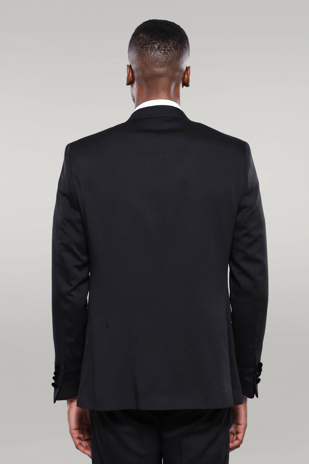 WSS Patterned Jacket Black Men's Tuxedo  - Singen