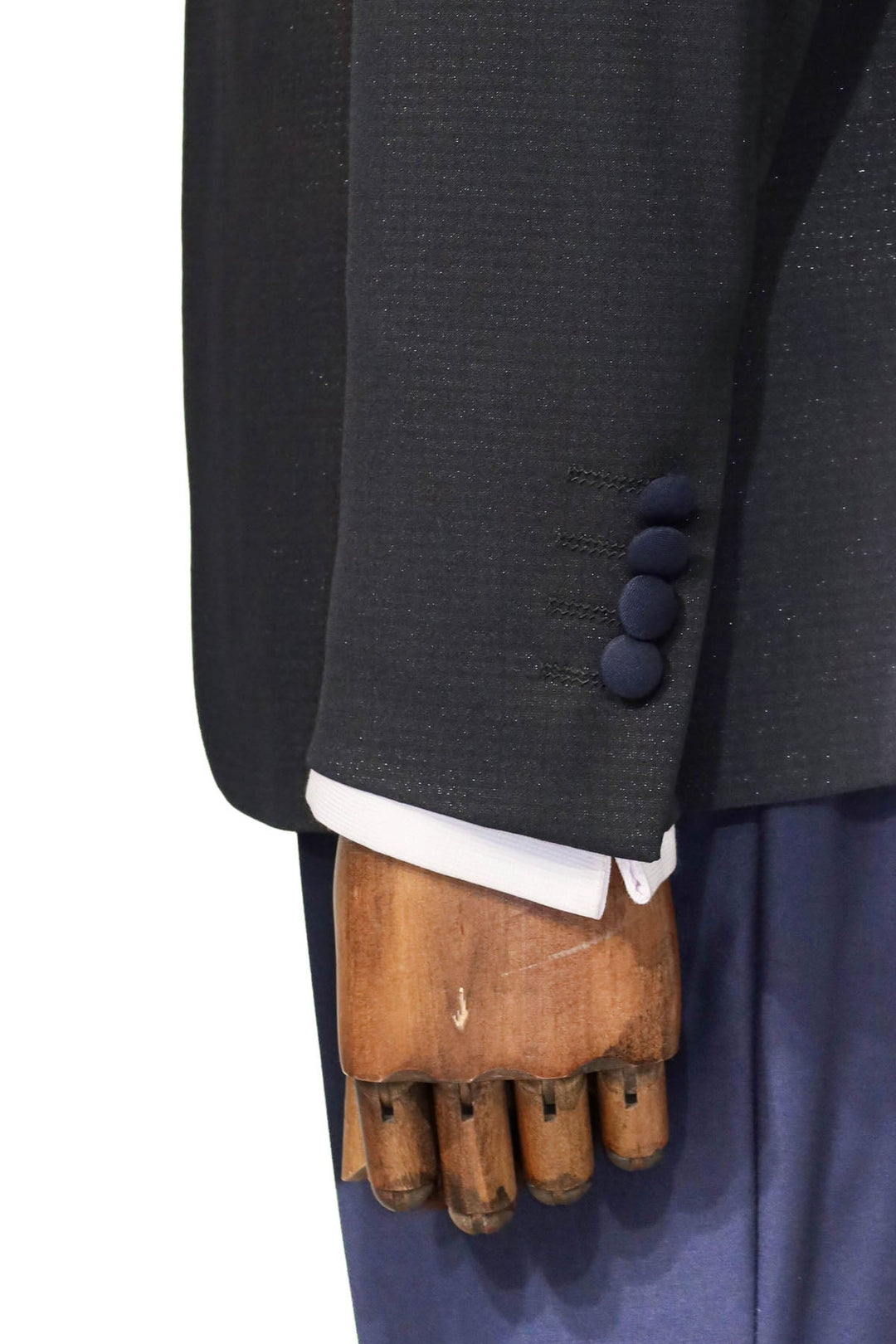 WSS Shawl Lapel Double Breasted Navy Blue Suit  - Nordhorn