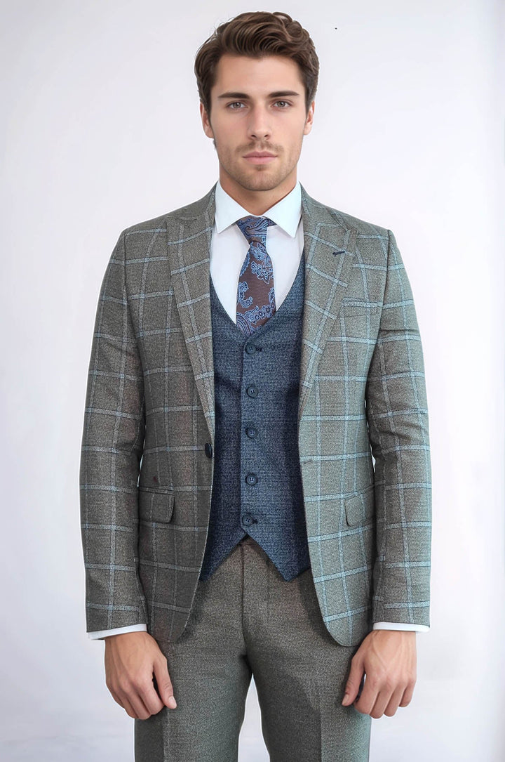 WSS Vested Grey Men Suit  - Quinte West