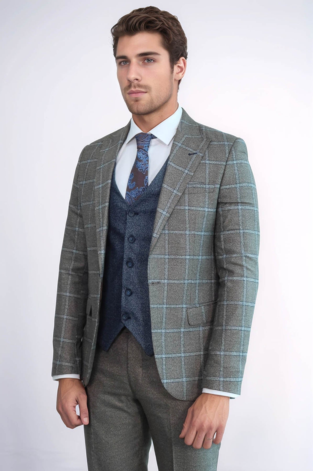 WSS Vested Grey Men Suit  - Quinte West