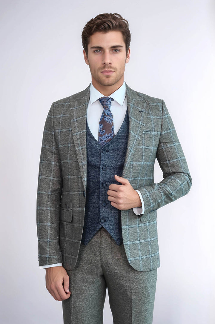 WSS Vested Grey Men Suit  - Quinte West