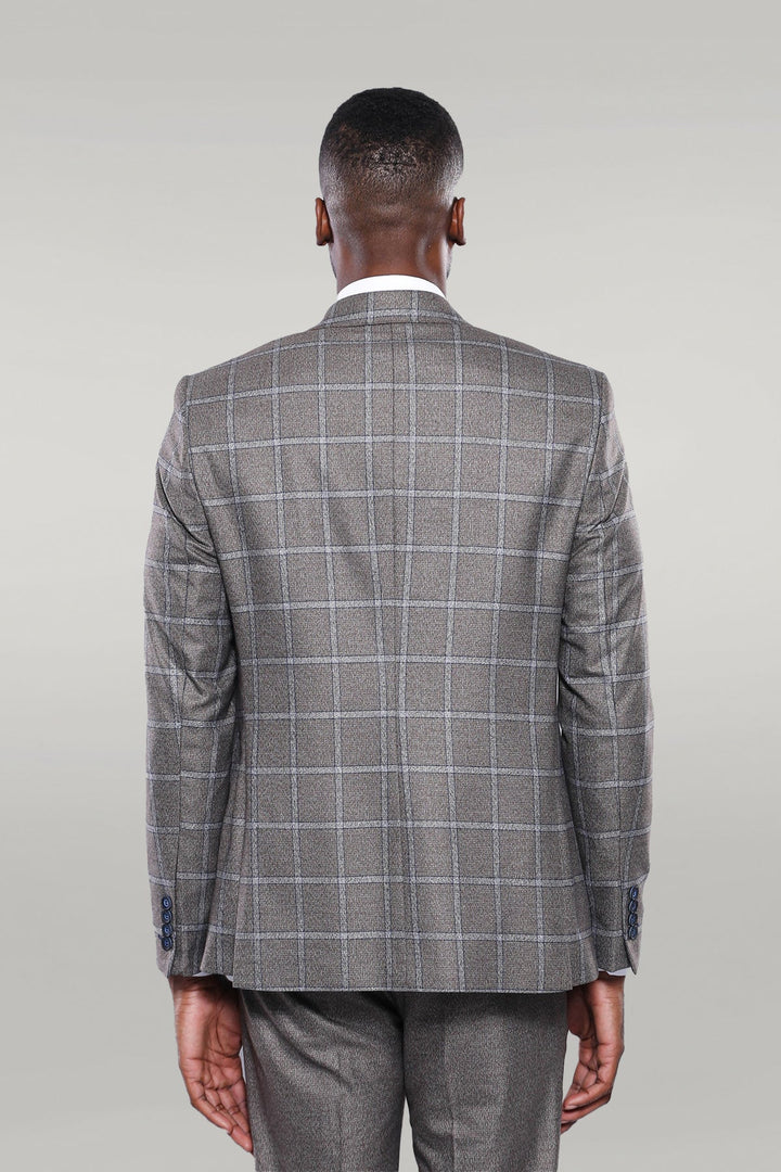 WSS Vested Grey Men Suit  - Singen