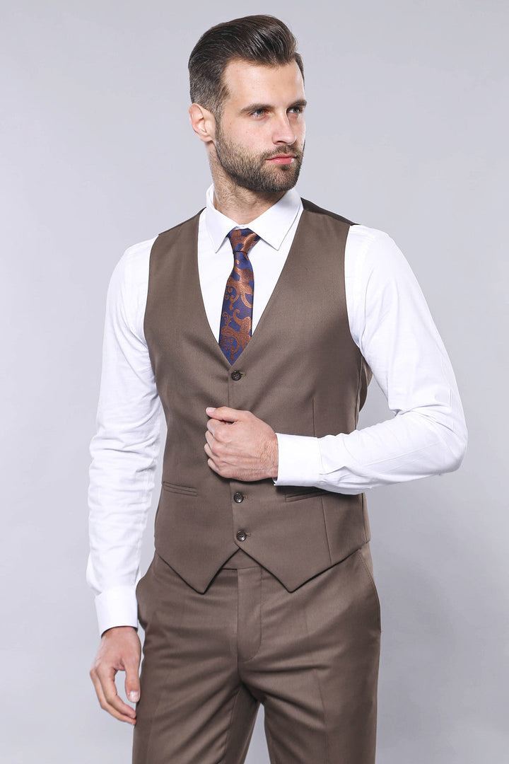 WSS Brown Checked Suit  - Hellevoetsluis