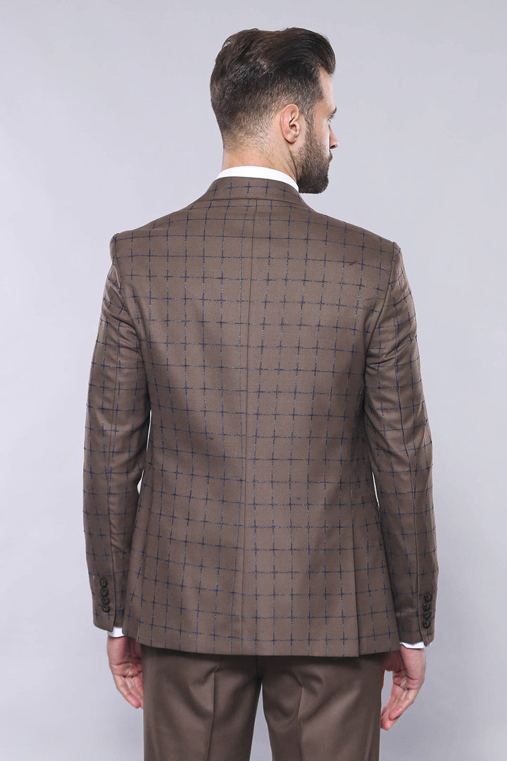 WSS Brown Checked Suit  - Hellevoetsluis