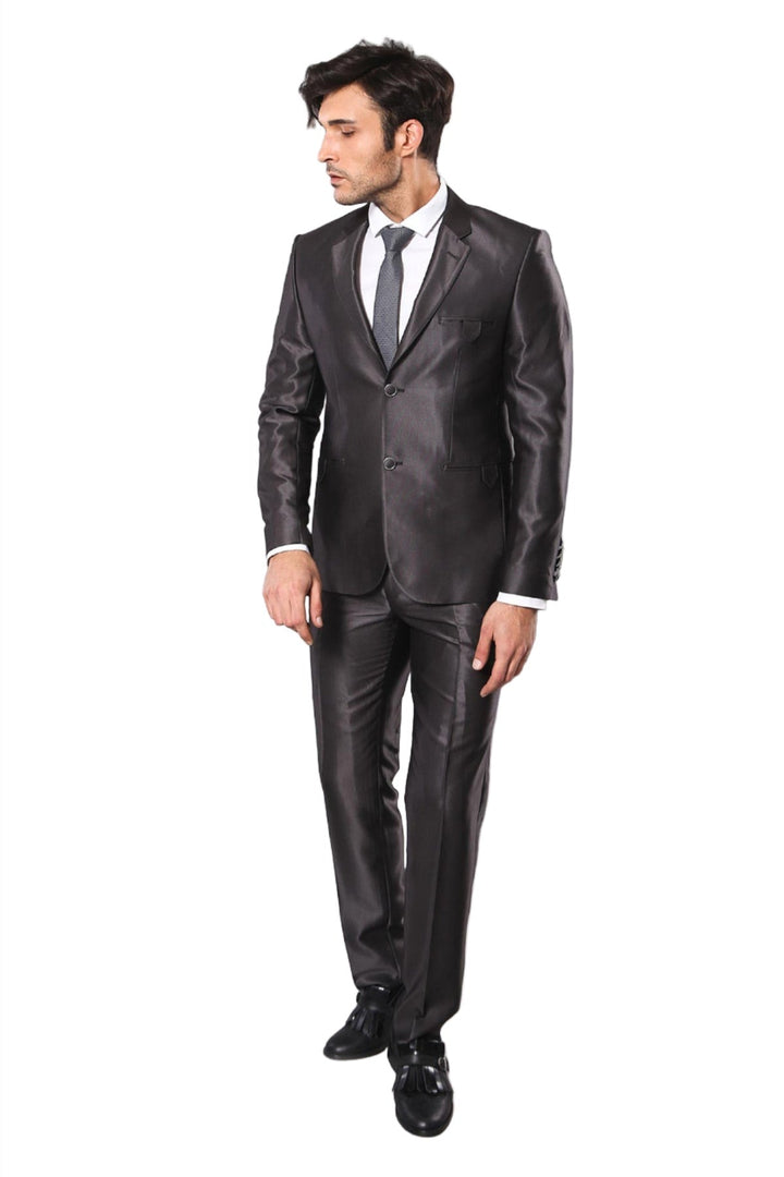 WSS Shiny Smoked Men's Suit  - Wembley