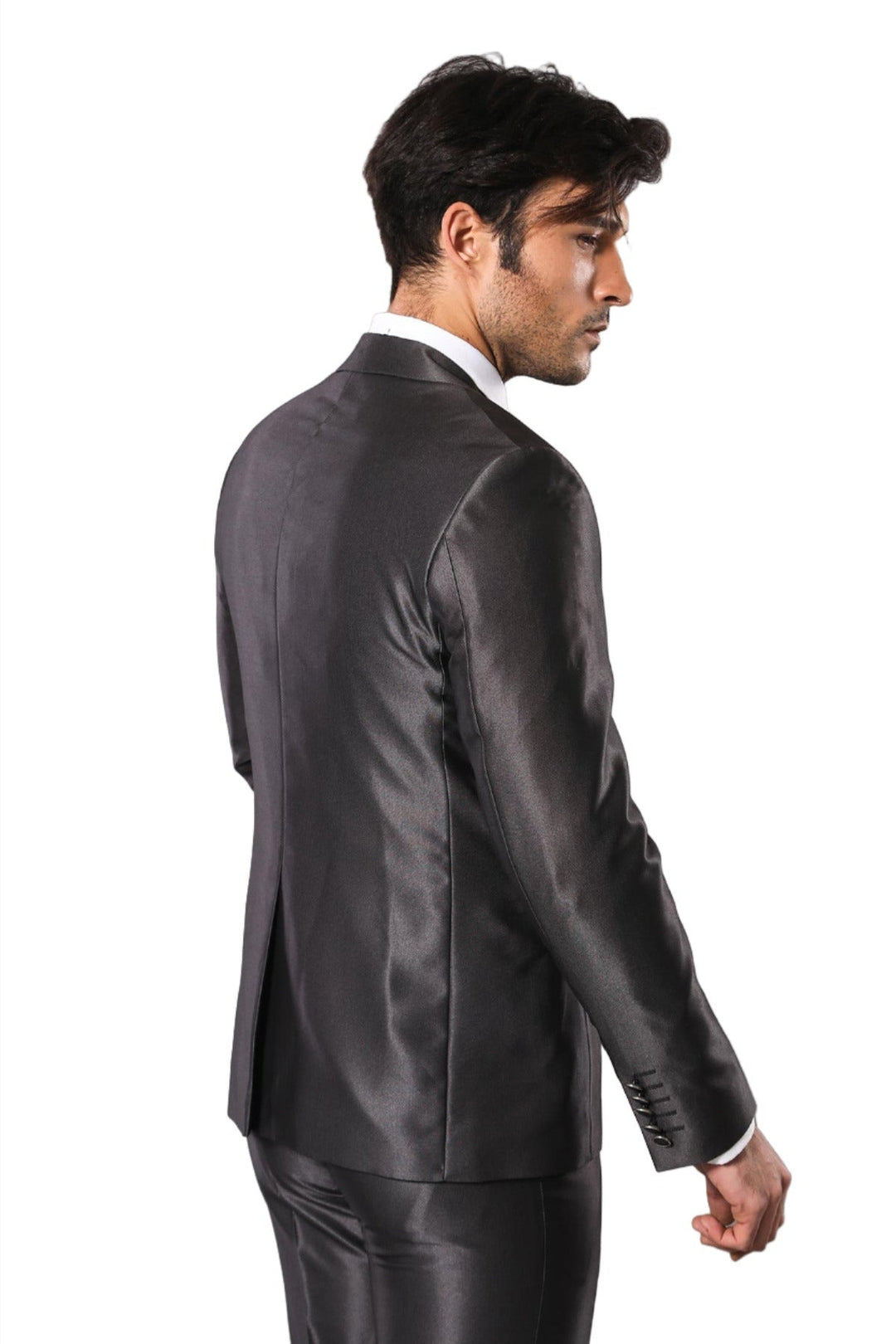 WSS Shiny Smoked Men's Suit  - Wembley