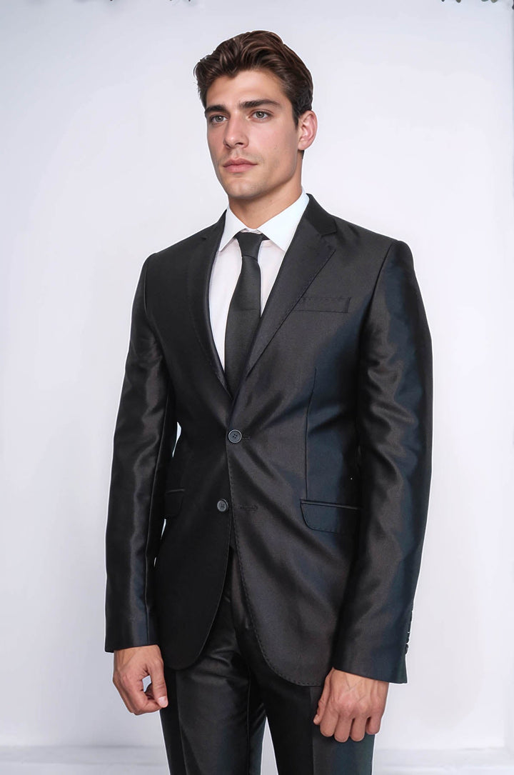 WSS 8 Drop Shiny Black Suit  - Legnano