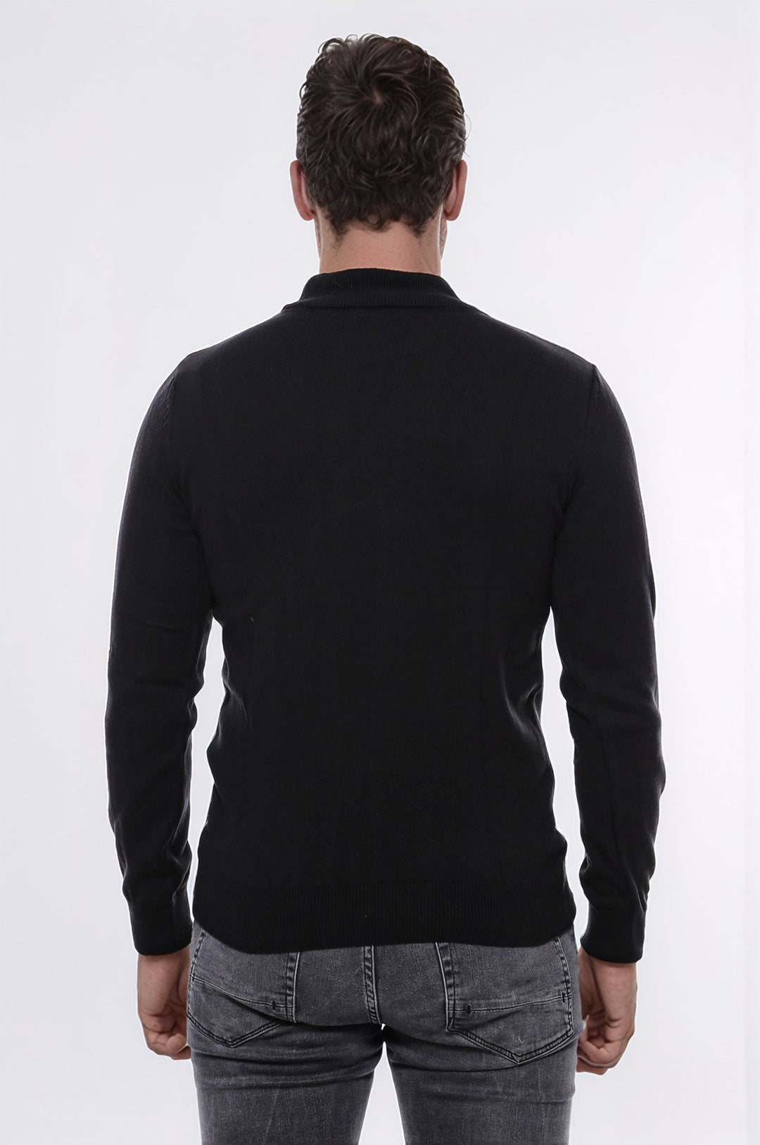 WSS Half Turtleneck Black Knitwear Sweater  - Tultitlán de Mariano Escobedo