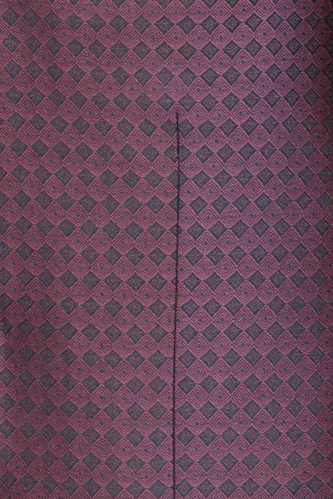 WSS Patterned Burgundy Velvet Lapel Groom Suit  - Yecapixtla