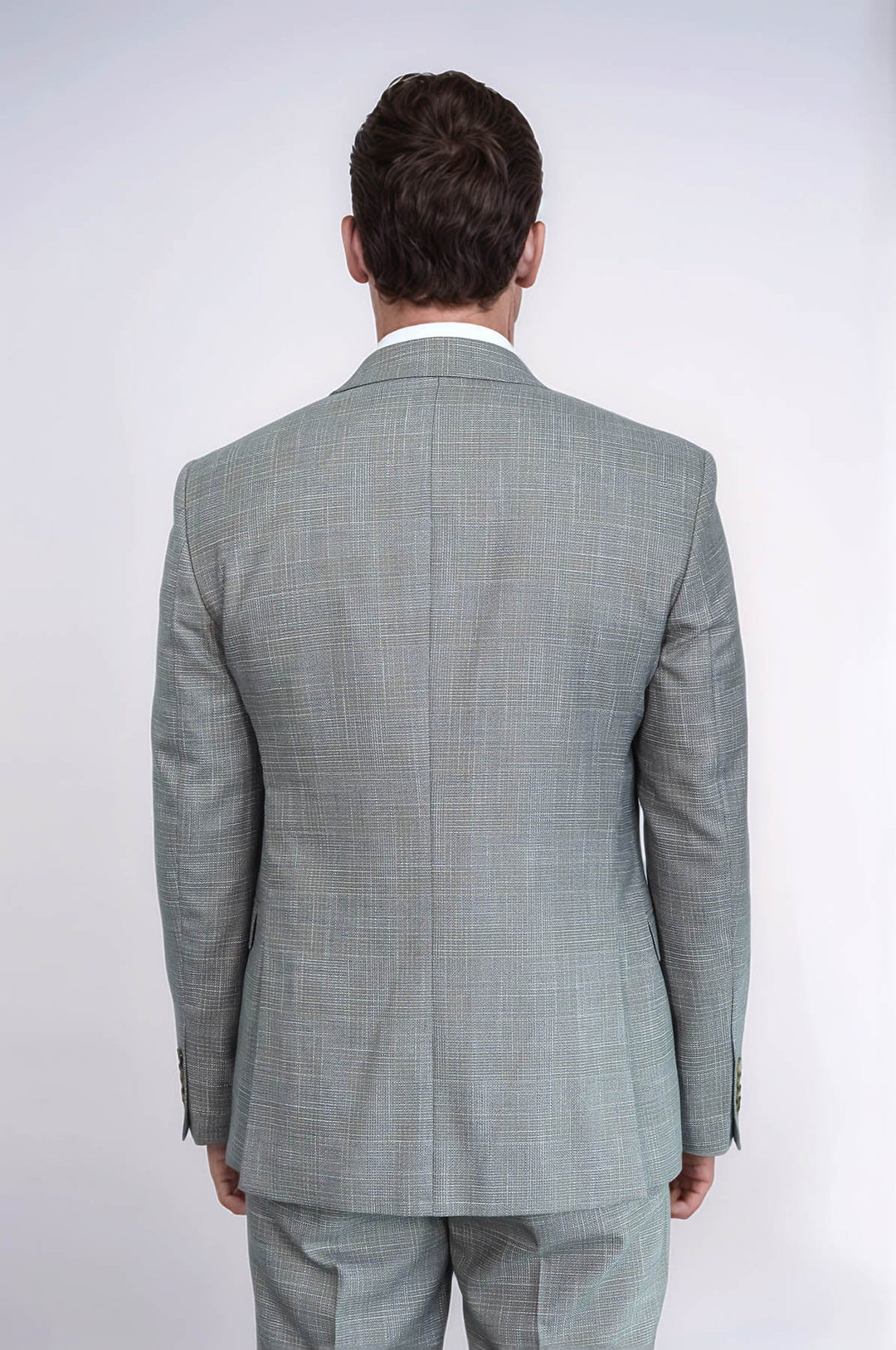 WSS Patterned Vested Slim-Fit Beige Men’s Suit  - Salihorsk