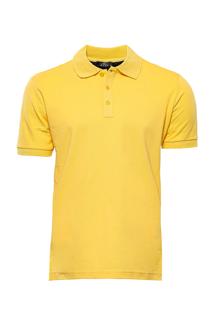 WSS Oxford Yellow Polo Collar T-shirt  - Singen