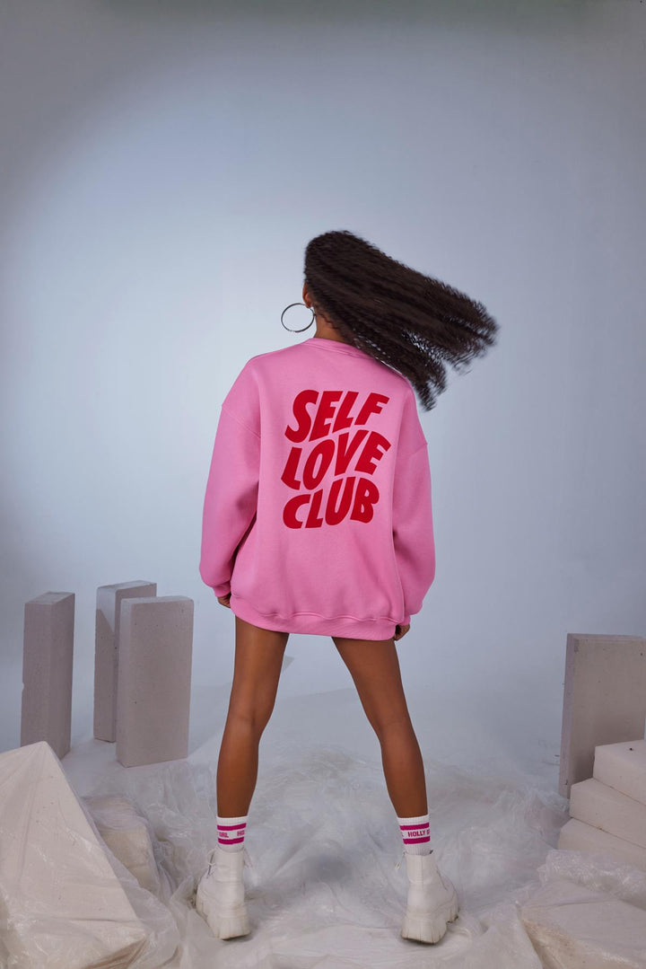 HLLY Women Fluffy Sweatshirt Pink - Oak Creek