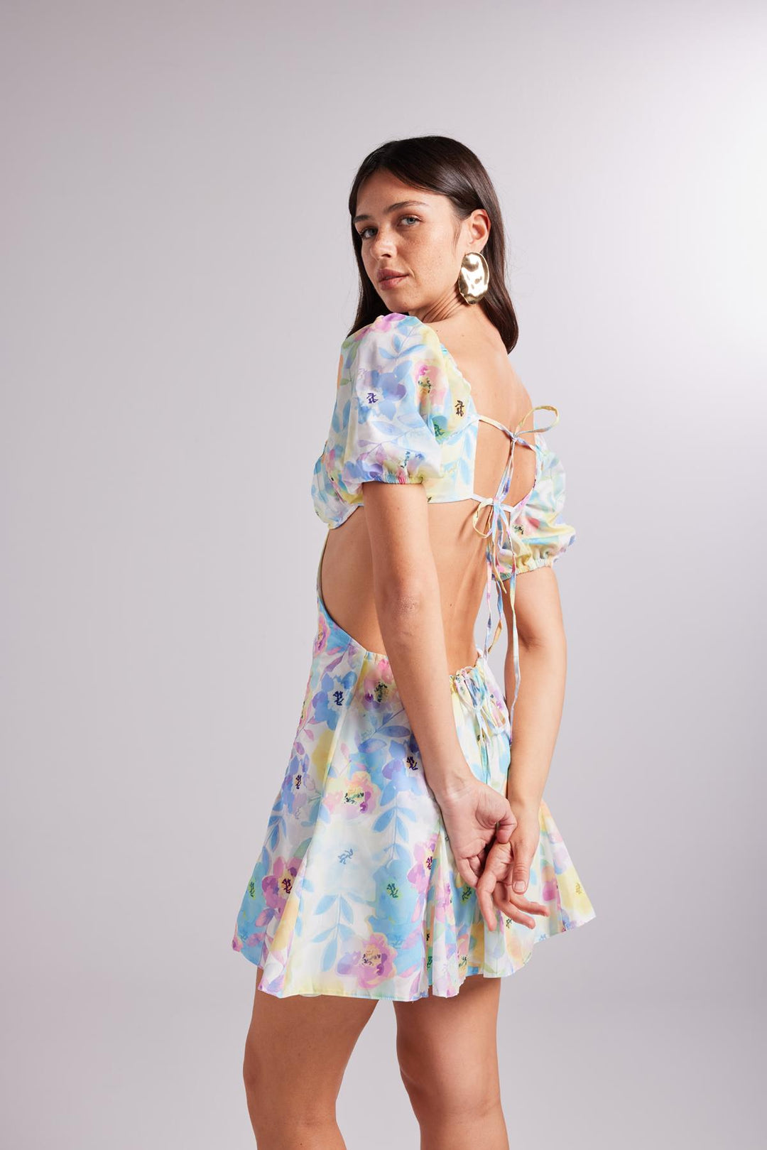 HLLY Women Liana Dress Blue - Wijchen