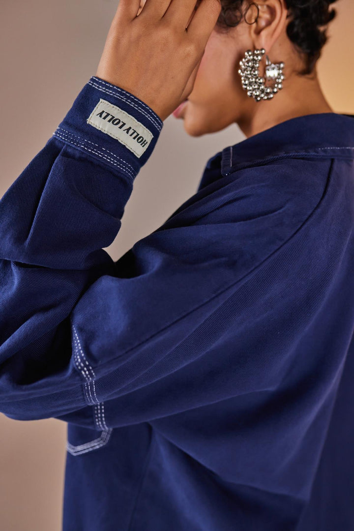 HLLY Women Sofie Shirt Navy - Salem