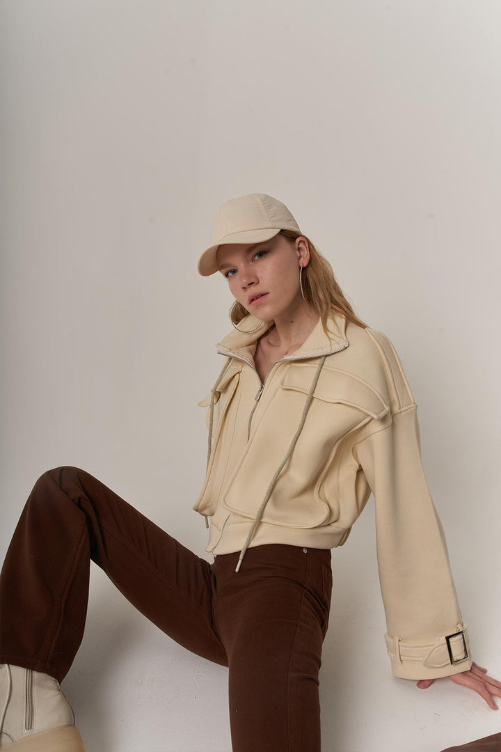 HLLY Women Puliva Jacket Beige - Freeport