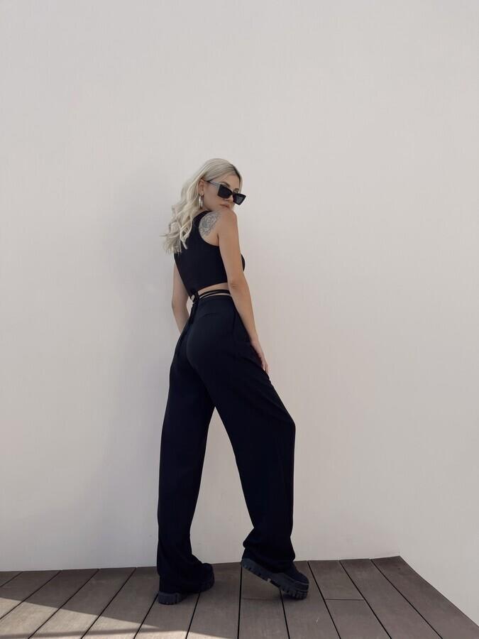 HLLY Women Alonzo Pants Black - Bari