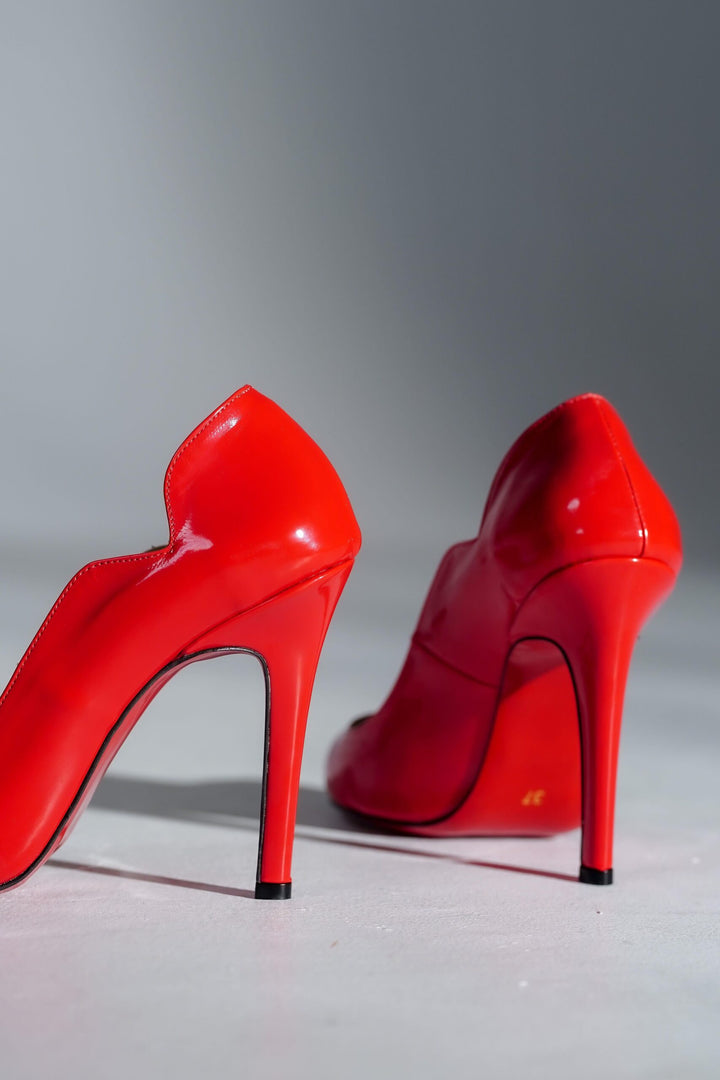 DSM Kayra Red Patent Stiletto Heeled Women's Shoes - Bartlett