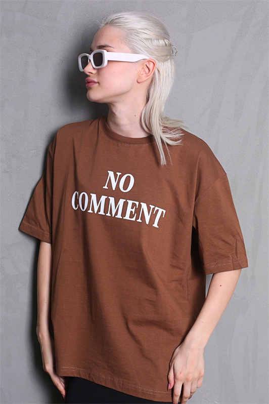 MDX Painful Coffee Printed Bicycle Collar Women's T-Shirt MG1763 - Borken