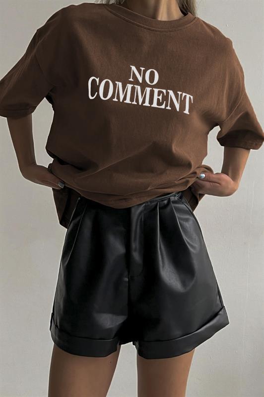 MDX Painful Coffee Printed Bicycle Collar Women's T-Shirt MG1763 - Borken