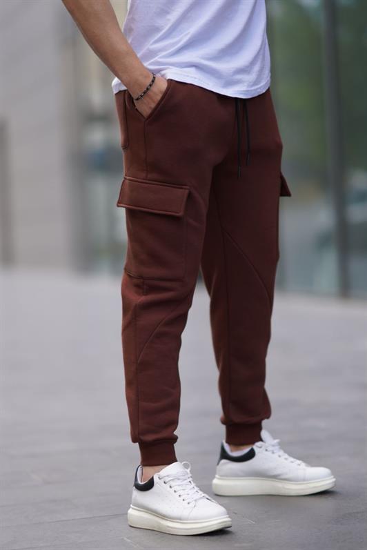 MDX Bitter Coffee Cargo Pocket Men's Sweatpants 6526 - Mackay