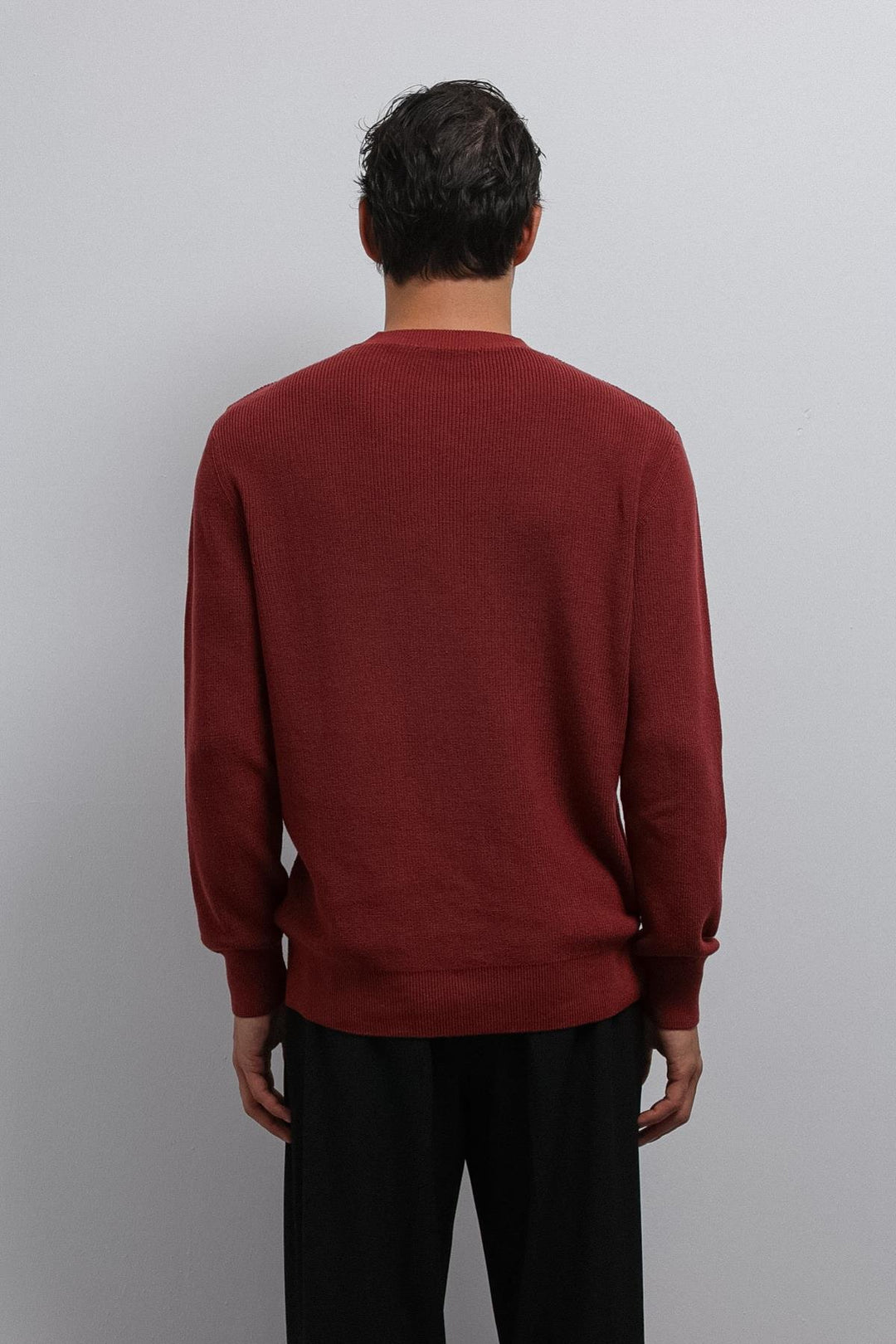 ANT Antioch Açık Bordo Dokulu Erkek Kazak - Hamilton