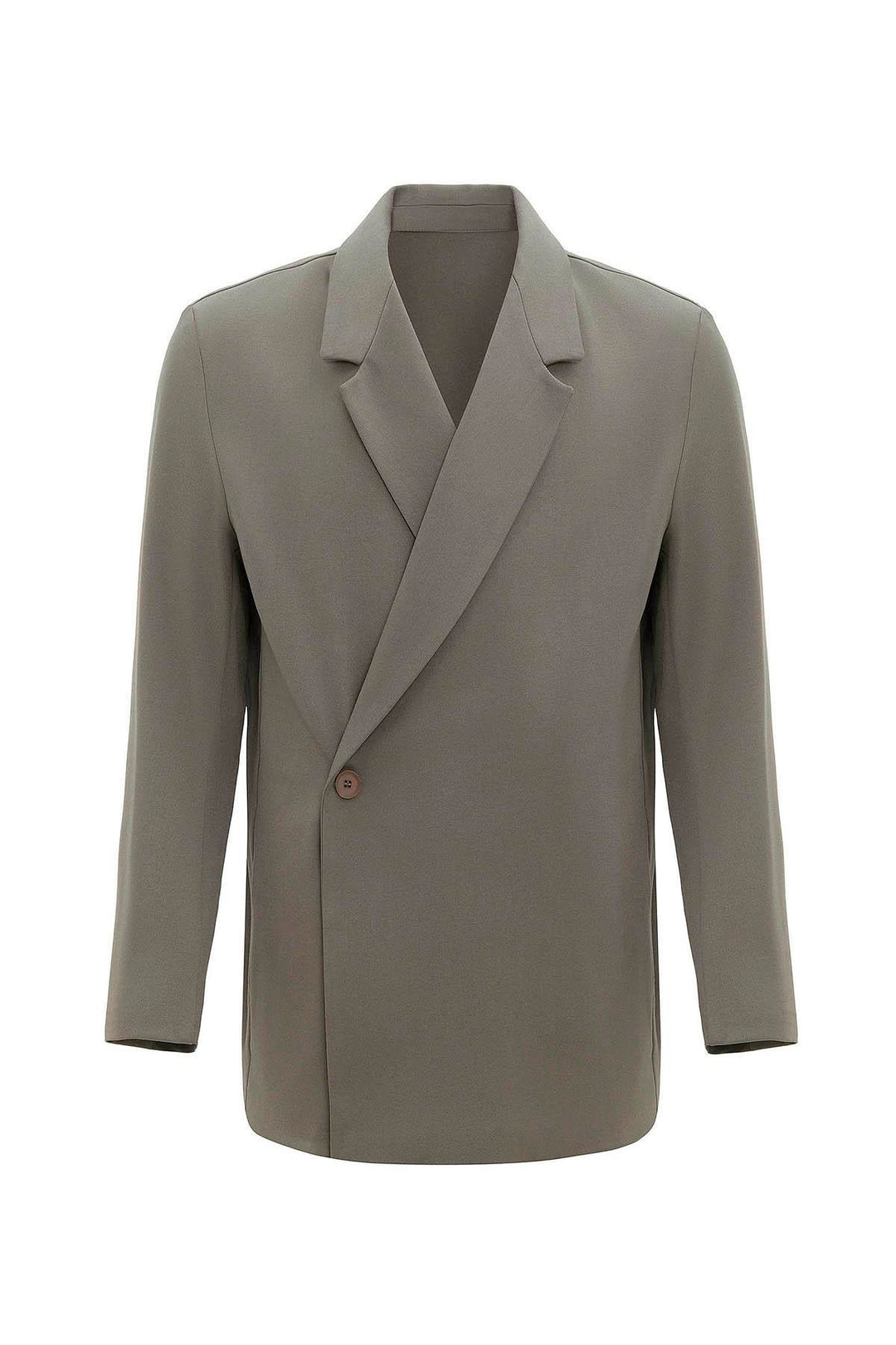 ANT Antioch Open Beige Cross Closure Hidden Pocket Men's Blazer Jacket - Edina