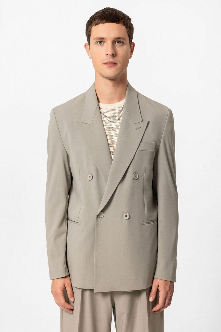 ANT Single Button Double-breasted Men's Blazer Jacket - Vila Franca de Xira