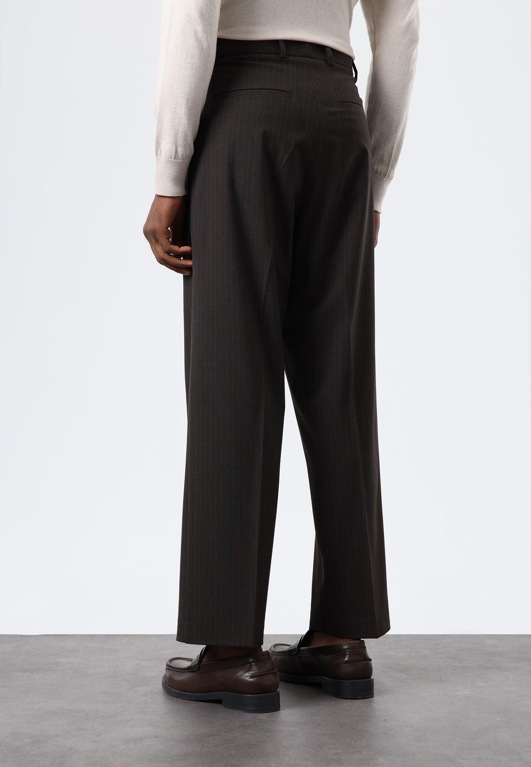 ANT Antioch Open Coffee Relax Fit Striped Men's Pants - Gelsenkirchen