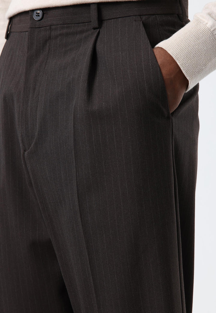 ANT Antioch Open Coffee Relax Fit Striped Men's Pants - Gelsenkirchen