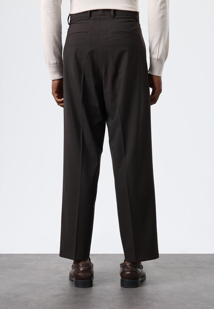 ANT Antioch Open Coffee Relax Fit Striped Men's Pants - Gelsenkirchen