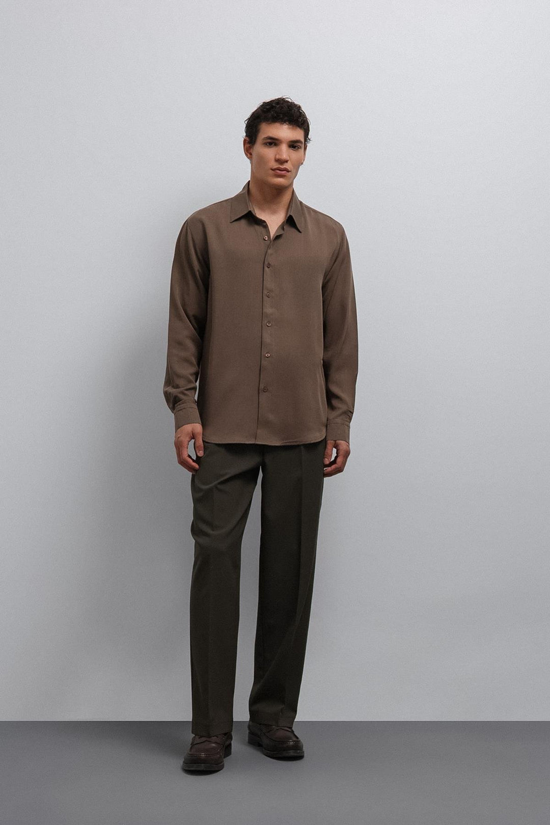 ANT Antioch Open Coffee Technical Regular Fit Men's Shirt - Swords