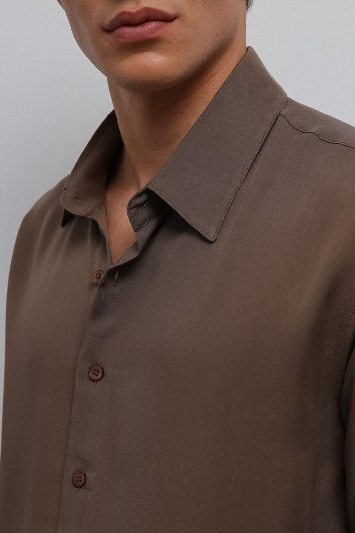 ANT Antioch Open Coffee Technical Regular Fit Men's Shirt - Swords