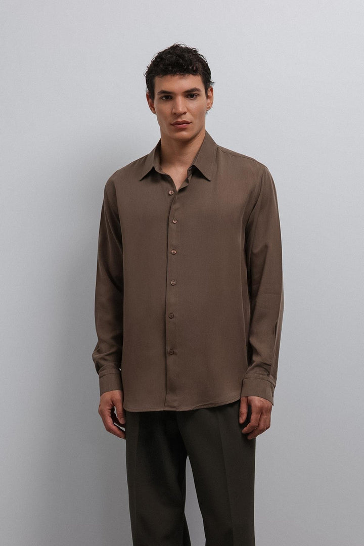 ANT Antioch Open Coffee Technical Regular Fit Men's Shirt - Swords