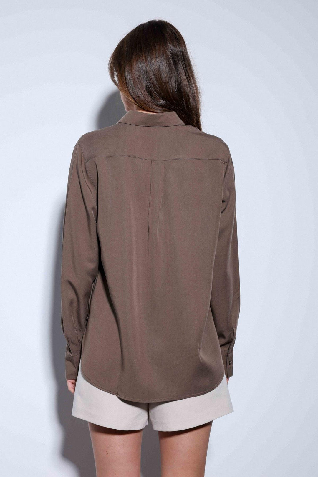 ANT Antioch Open Coffee Tencel Women's Shirt - Gladstone