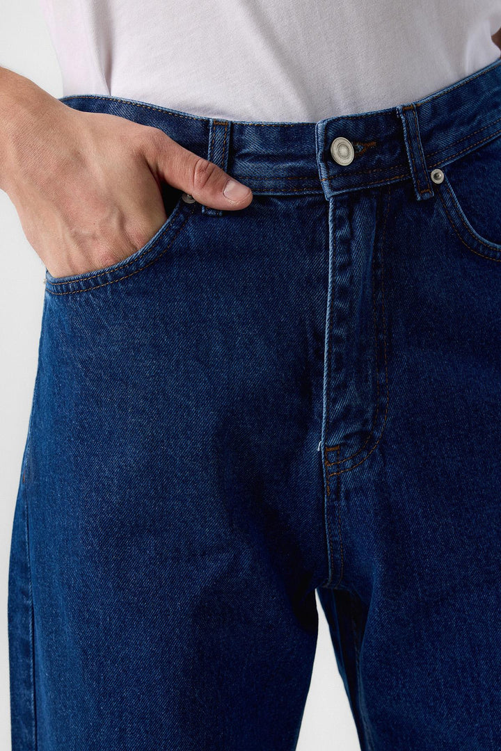 ANT Antioch Light Blue High Waisted Regular Fit Men's Jeans - Concord