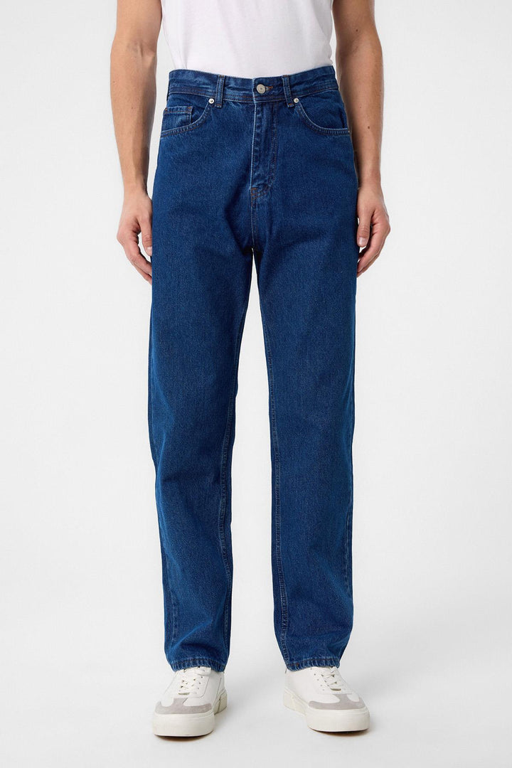 ANT Antioch Light Blue High Waisted Regular Fit Men's Jeans - Concord