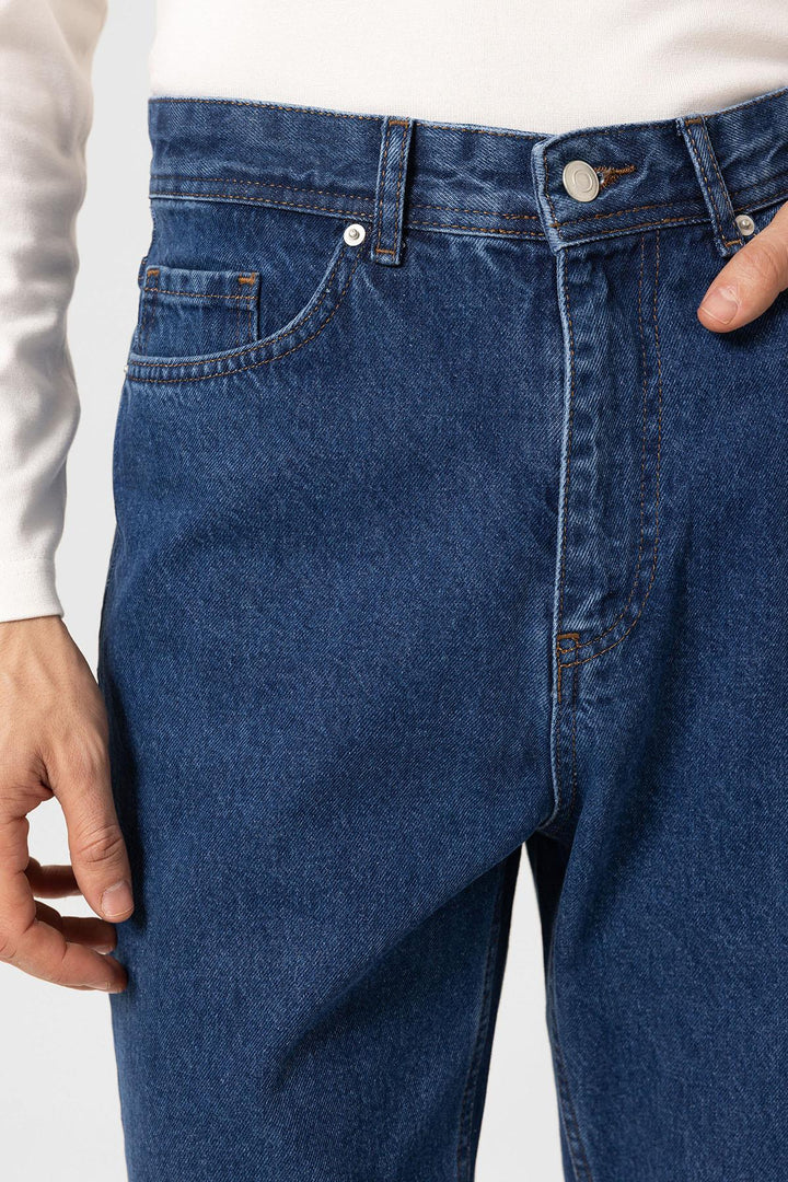 ANT Antioch Açık Mavi Yüksek Bel Relaxed Fit Erkek Kot Pantolon - Lake Oswego