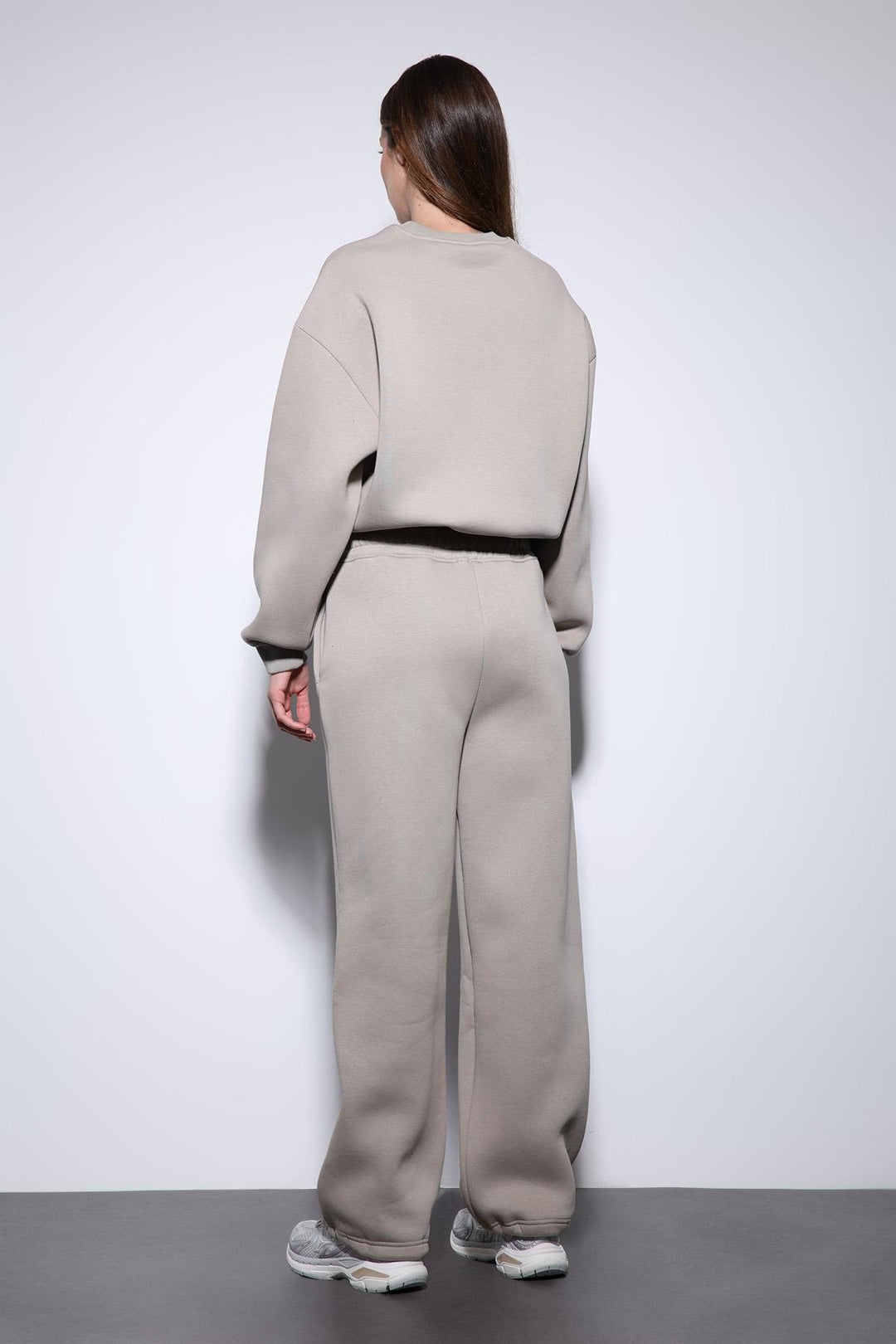 ANT Antioch Açık Vizon Basic Kadın Sweatshirt - Atlantic City