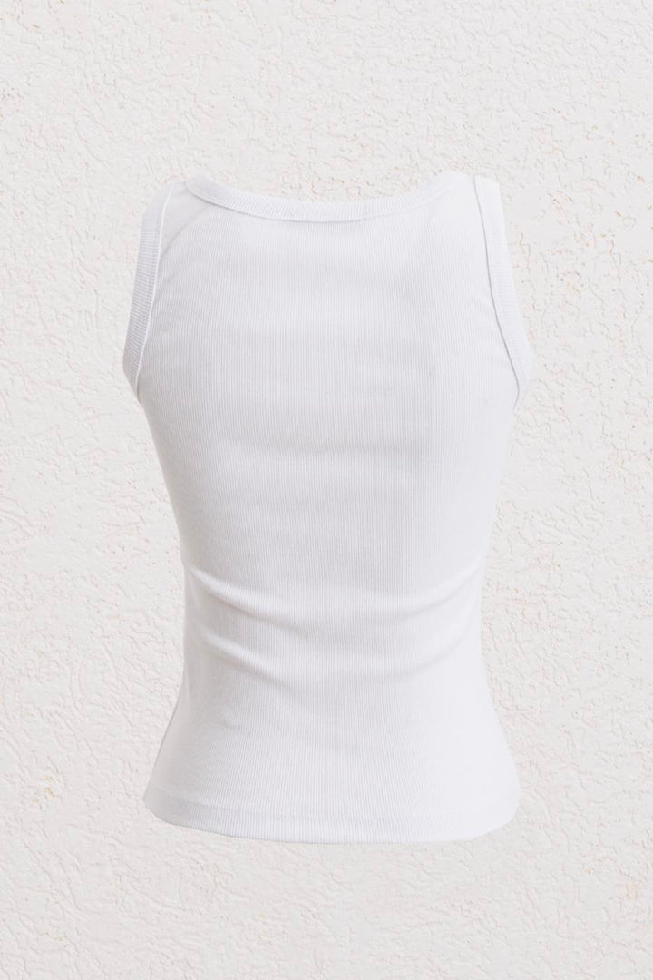 BSL Women Open Neck Basic Tank Top - Sint-Truiden
