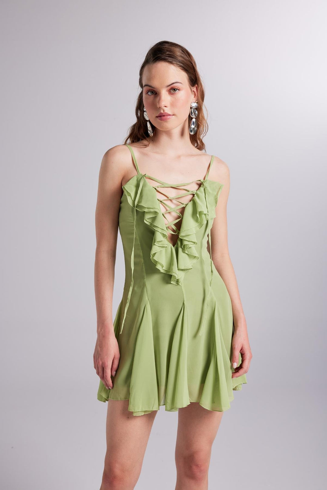 HLLY Women Sorento Dress Green - Schweinfurt