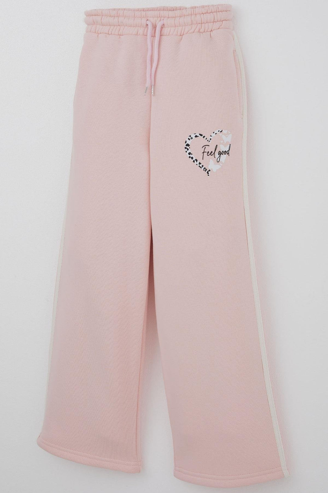 BRE Alg Girl Child Tracksuit Butterfly & Heart Printed 6-9 Years, Pink - Lancaster