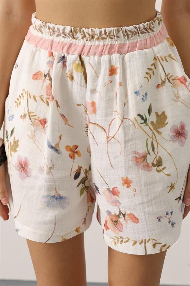 RYN Bohem Patterned Shorts - Flower Printed - Monroe