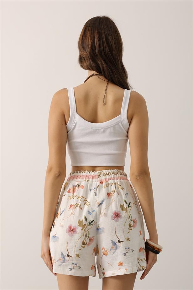 RYN Bohem Patterned Shorts - Flower Printed - Monroe