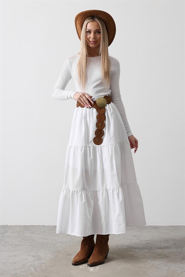 RYN Skirt - White - Chilapa de Álvarez