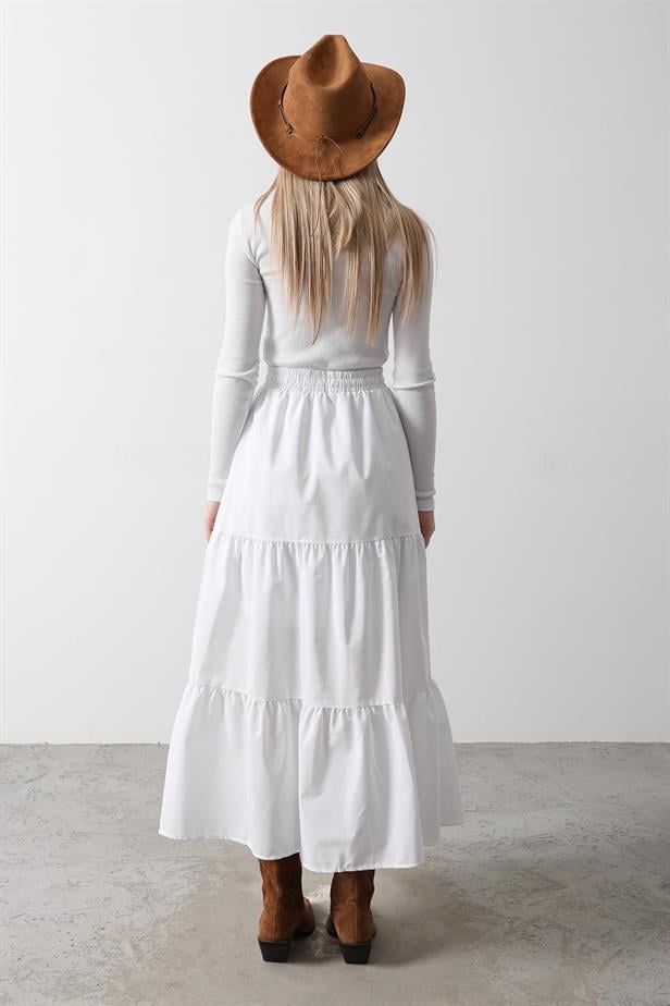 RYN Skirt - White - Chilapa de Álvarez