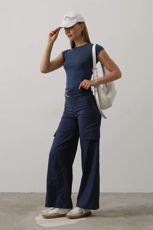 RYN Belted Cargo Pants - Indigo - Ciudad de Ceuta
