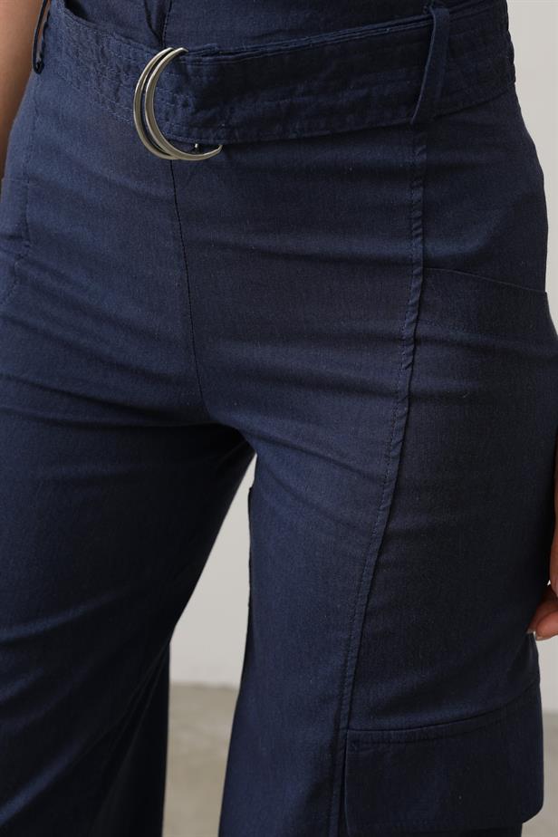 RYN Belted Cargo Pants - Indigo - Ciudad de Ceuta