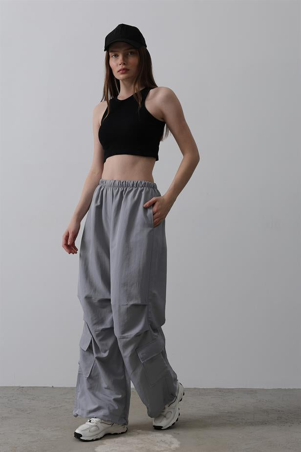 RYN Parachute Cargo Pants - Anthracite - Stains