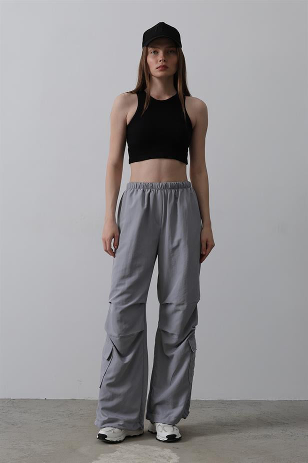 RYN Parachute Cargo Pants - Anthracite - Stains