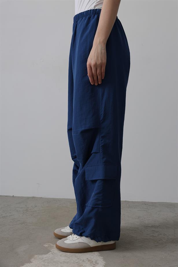RYN Parachute Cargo Pants - Navy - Tynemouth